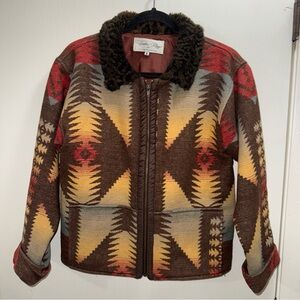 Tasha Polizzi Black and Brown Jacket